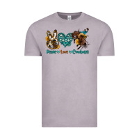 Vintage Zinc peace love cowboys Vintage Tee - OliviaCreatesArt