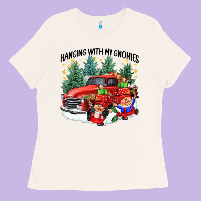 Hanging With My Gnomies Ladies Tee Designed By Cowgirlartshop