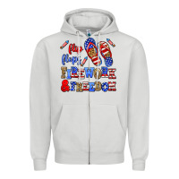 Dove Grey flip flops fireworks and freedom Zipper Hoodie - AdoDesignShop