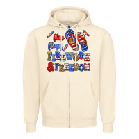 Sandshell flip flops fireworks and freedom Zipper Hoodie - AdoDesignShop
