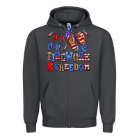 Smoke flip flops fireworks and freedom Zipper Hoodie - AdoDesignShop