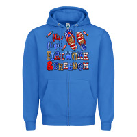 True Royal flip flops fireworks and freedom Zipper Hoodie - AdoDesignShop