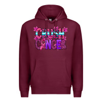 Burgundy crush cancer Premium Hoodie - SublimationCraftShop