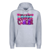 Heather Grey crush cancer Premium Hoodie - SublimationCraftShop