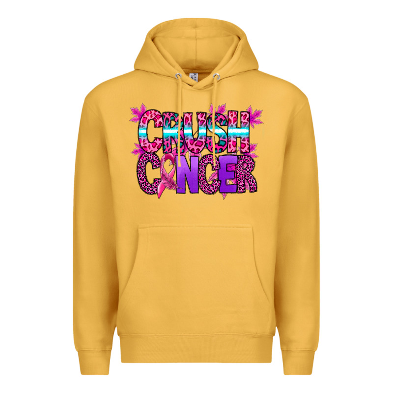 Crush Cancer Premium Hoodie by SublimationCraftShop | Teevron