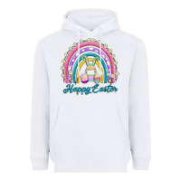 White easter egg bunny rainbow Heavyweight Hoodie - AdoDesignShop