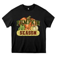 Black Pumpkin season Heavy Core Tee - NancyCooperArtShop