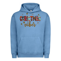 Pigment Pebble Blue christmas vibes Urban Hoodie - JahusDesignShop