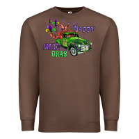Chestnut mardi gras with truck Premium Sweatshirt - AdoDesignShop