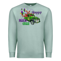 Seafoam mardi gras with truck Premium Sweatshirt - AdoDesignShop