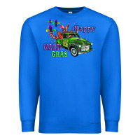 True Royal mardi gras with truck Premium Sweatshirt - AdoDesignShop