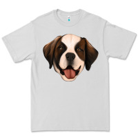 Dove Grey st bernard Premium Tee - Jasminsmagicworld