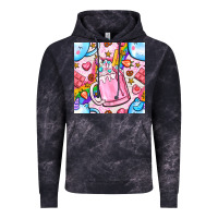 Unicorn Coffe Cup And Star With Rainbow Seamless Pattern Bbs Vintage Hoodie | Teevron