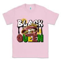 Bubblegum Pink black queen Classic Tee - CowGirlArtShop