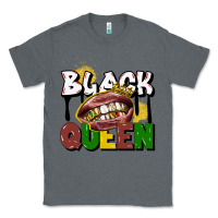 Charcoal Heather black queen Classic Tee - CowGirlArtShop