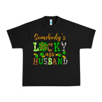 Black St. Patrick's Somebody's lucky as husband Urban Heavy Tee - OliviaCreatesArt