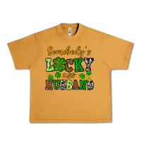 Peanut Butter St. Patrick's Somebody's lucky as husband Urban Heavy Tee - OliviaCreatesArt