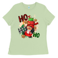 Matcha ho ho ho girl gnome Ladies Tee - CowGirlArtShop