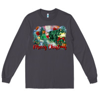 Smoke merry christmas santa polar express Long Sleeve Tee - FaDigitalArtStudio