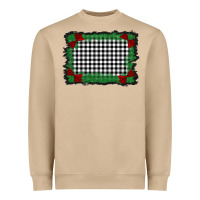 Christmas Black And White Background Heavyweight Sweatshirt | Teevron