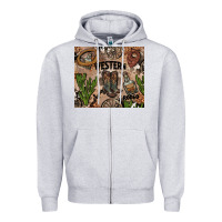 Heather Grey western rodeo Zipper Hoodie - AdoDesignShop