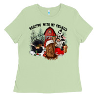 Matcha hanging with my gnomies Ladies Tee - CowGirlArtShop