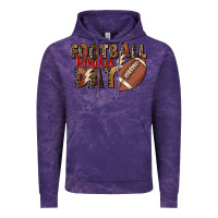 Cloud Purple football kinda day Vintage Hoodie - FaDigitalArtStudio