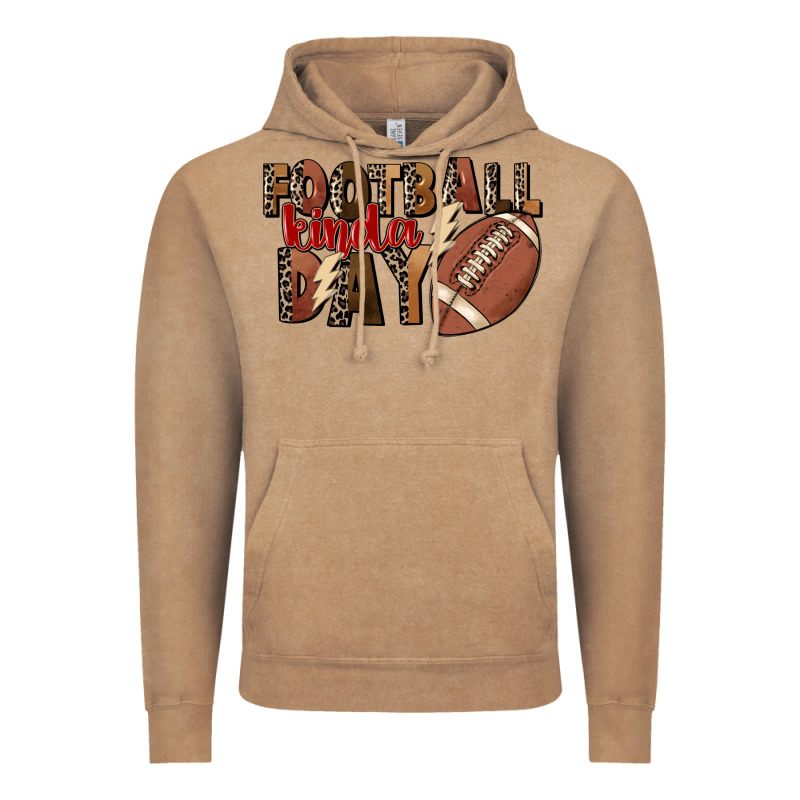 Football Kinda Day Vintage Hoodie by FaDigitalArtStudio | Teevron