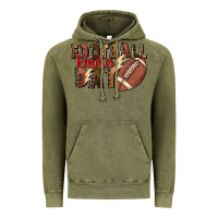 Vintage Olive football kinda day Vintage Hoodie - FaDigitalArtStudio