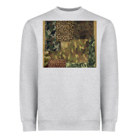 Heather Grey camouflage leopard patches Heavyweight Sweatshirt - BarkalooDesign