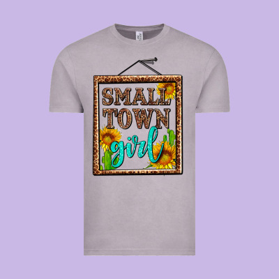 Small Town Girl Olivia Vintage Tee Designed By Oliviacreatesart