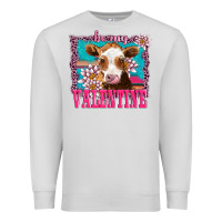 Dove Grey be my valentine with guarnsey Premium Sweatshirt - AdoDesignShop