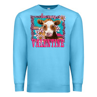 Ocean Blue be my valentine with guarnsey Premium Sweatshirt - AdoDesignShop