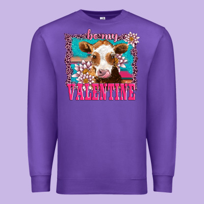 Be My Valentine With Guarnsey Premium Sweatshirt Designed By Adodesignshop