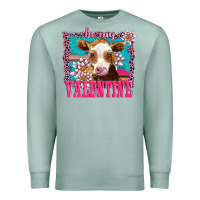 Seafoam be my valentine with guarnsey Premium Sweatshirt - AdoDesignShop