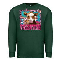 Sports Green be my valentine with guarnsey Premium Sweatshirt - AdoDesignShop