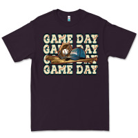 Plum game day baseball Premium Tee - HowdyJamesFarm