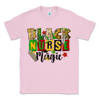 Bubblegum Pink black nurse magic juneteenth Classic Tee - CowGirlArtShop
