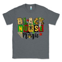 Charcoal Heather black nurse magic juneteenth Classic Tee - CowGirlArtShop
