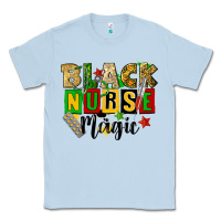 Dusty Blue black nurse magic juneteenth Classic Tee - CowGirlArtShop