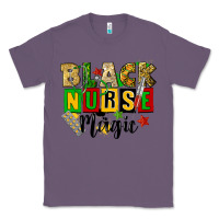 Lavender black nurse magic juneteenth Classic Tee - CowGirlArtShop