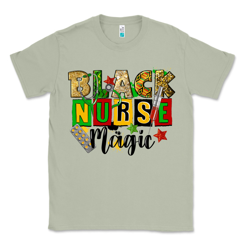 Black Nurse Magic Juneteenth Classic Tee by CowGirlArtShop | Teevron