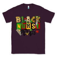 Plum black nurse magic juneteenth Classic Tee - CowGirlArtShop