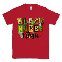 Red black nurse magic juneteenth Classic Tee - CowGirlArtShop