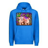 True Royal mardi gras western leopard pigs Premium Hoodie - Jasminsmagicworld