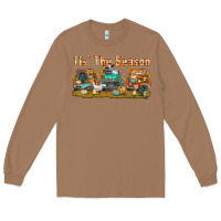 Toasted Coconut thanksgiving tis' the season with trucks bbs Long Sleeve Tee - BundleAndBundleShop