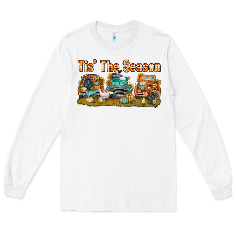 Thanksgiving Tis' The Season With Trucks Bbs Long Sleeve Tee by BundleAndBundleShop | Teevron