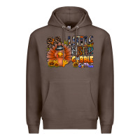 Coffee little mister gobble gobble Premium Hoodie - CowhideDigitalArt
