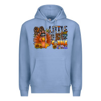 Colony Blue little mister gobble gobble Premium Hoodie - CowhideDigitalArt