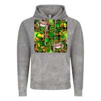 Cloud Rock St. Patrick's Donkey With Leprechaun Vintage Hoodie - FaDigitalArtStudio